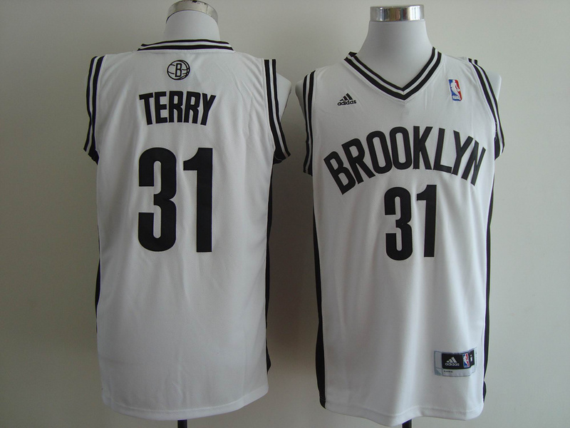 NBA Brooklyn Nets 31 Jason Terry New Revolution 30 Swingman Home White Jersey